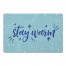 Stay Warm Snowflakes 27x18 Floor Mat