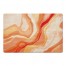 Red and Orange Marble 27x18 Floor Mat