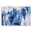 Blue Brush Strokes 27x18 Floor Mat