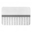 Gray Petal Lines 34x21 Bath Mat