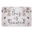 Floral This Is Home  27x18 Floor Mat