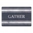 Gather Slate Stripes  27x18 Floor Mat