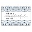 What A Wonderful World Blue Tile 16x24 Canvas Wall Art