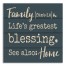 Family Is Life's Greatest Blessing 14x14 Pallet Wood Art