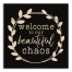 Welcome To Our Beautiful Chaos 14x14 Pallet Wood Art
