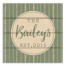 Green Floral Vines 14x14 Personalized Pallet Wood Art