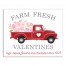Farm Fresh Valentines 16x20 Canvas Wall Art