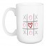 Valentine Tic Tac Toe 15 oz Mug