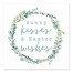 Eucalyptus Easter Wishes 6x6 Tabletop Canvas