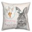 Dreaming Happy Easter Bunny Pillow