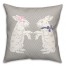 Vintage Bunny Couple Pillow