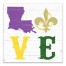 Louisiana Love 12x12 Canvas Wall Art