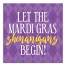 Mardi Gras Shenanigans 16x16 Canvas Wall Art