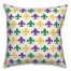 Fleur Di Lis Pattern 18x18 Spun Poly Pillow