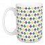 Fleur Di Lis Pattern 15 oz Mug