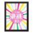 Let The Sunshine In 11x14 Black Framed Canvas