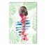Girl With Floral Hair 12x18 Canvas Wall Art