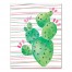 Bright Stripe Cactus 11x14 Canvas Wall Art