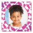 Pink Leopard Photo 16x16 Personalized Canvas Wall Art