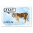 Roaring Watercolor Tiger 12x18 Personalized Canvas Wall Art