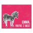 You're Z Best 16x20 Personalized Canvas Wall Art
