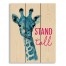 Stand Tall Giraffe  10.5x14 Pallet Wood Art