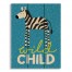 Wild Child Zebra 10.5x14 Pallet Wood Art