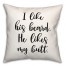 I Like His Beard 18x18 Spun Poly Pillow