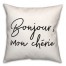 Bonjour, Mon Cherie 18x18 Spun Poly Pillow