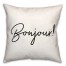 Bonjour 18x18 Spun Poly Pillow