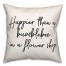 Happier Than A Bumblebee 18x18 Spun Poly Pillow