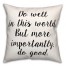Do Good 18x18 Spun Poly Pillow