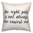 The Right Path 18x18 Spun Poly Pillow