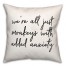 We're All Just Monkeys 18x18 Spun Poly Pillow