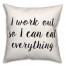 Everything  18x18 Spun Poly Pillow