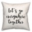 Everywhere  18x18 Spun Poly Pillow