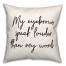 Eyebrows  18x18 Spun Poly Pillow