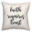 Faith  18x18 Spun Poly Pillow