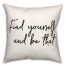 Find Yourself  18x18 Spun Poly Pillow