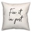 Fix It In Post  18x18 Spun Poly Pillow