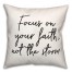 Focus On Faith  18x18 Spun Poly Pillow