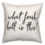 Fresh Hell  18x18 Spun Poly Pillow