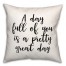 Full  18x18 Spun Poly Pillow