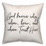 God Knows All  18x18 Spun Poly Pillow