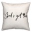 Gods Got This  18x18 Spun Poly Pillow