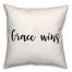 Grace Wins  18x18 Spun Poly Pillow