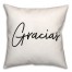 Gracias  18x18 Spun Poly Pillow