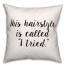 Hairstyle  18x18 Spun Poly Pillow