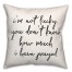 How Much Ive Prayed  18x18 Spun Poly Pillow