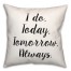 I Do  18x18 Spun Poly Pillow